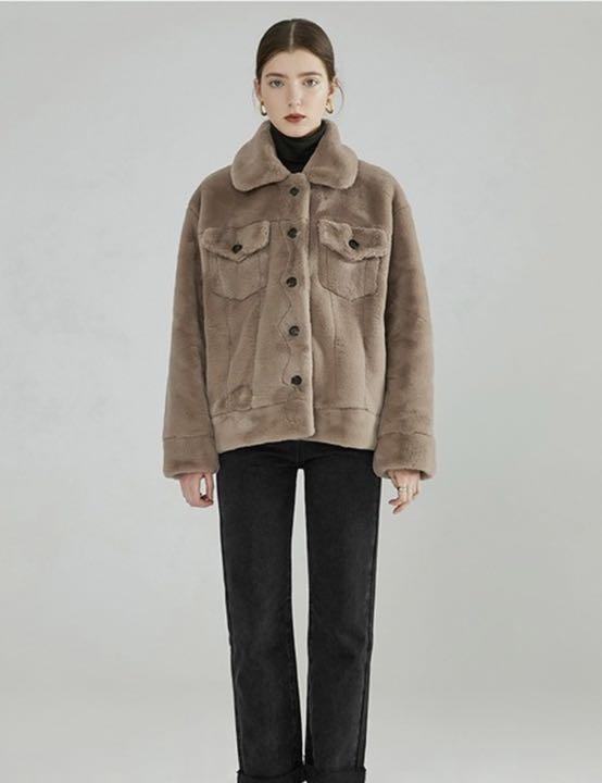 【Fano Studios】Oversized fur-like jacket Fano Studios】Oversized fur-like jacket
