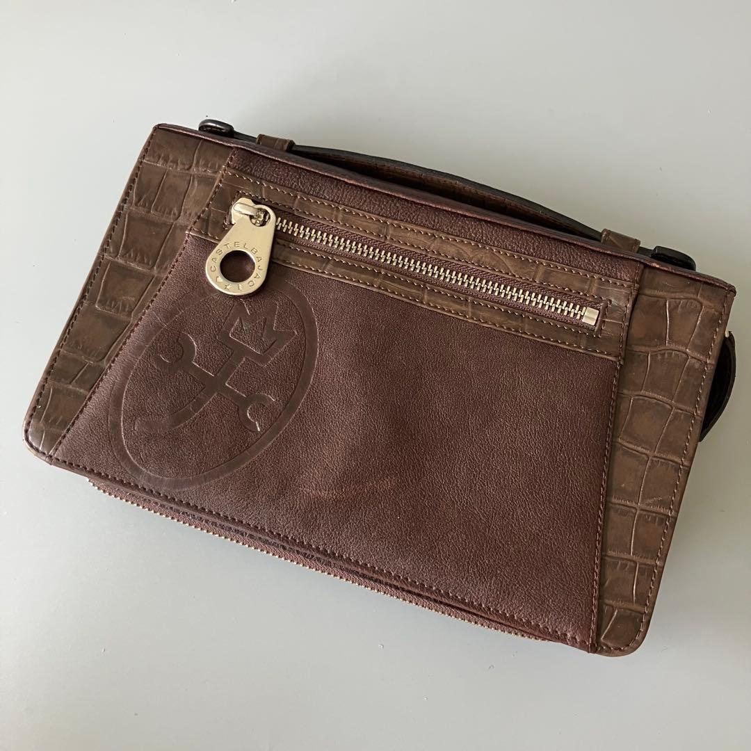 カステルバジャック コングル 本革 レザー セカンドバッグ/クラッチ