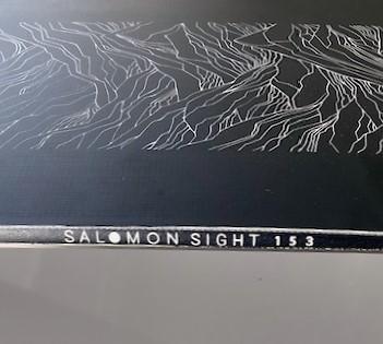 SALOMON SIGHT 153cm　サロモン　サイト　スノーボード スノーボード 板 SALOMON サロモン SIGHT 22-23モデル ムラサキ
