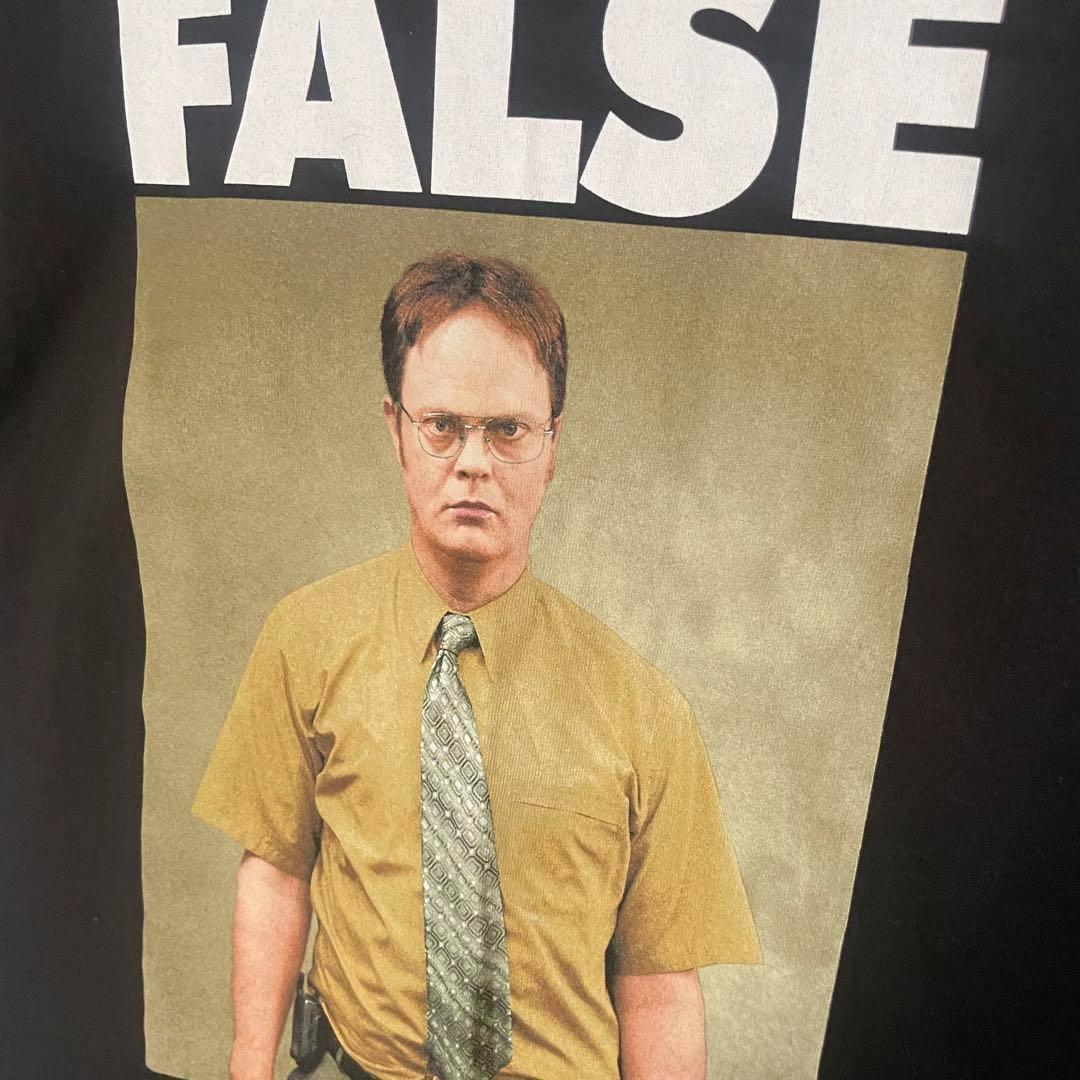 USA【アメリカ古着❗️】TシャツThe Office FALSEフォトプリント