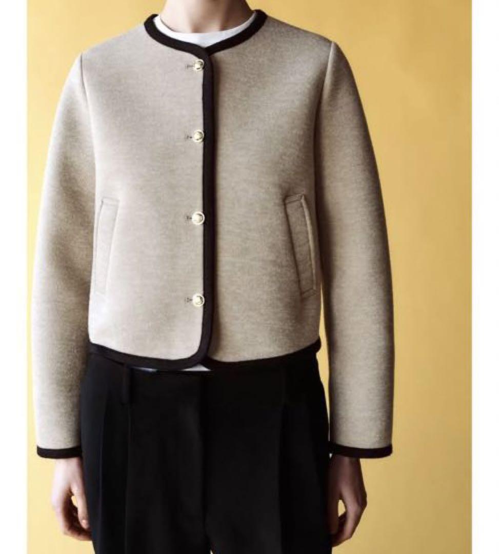 ZARA - 完売品 ZARAパイピング付きショートジャケッM新品タグ
