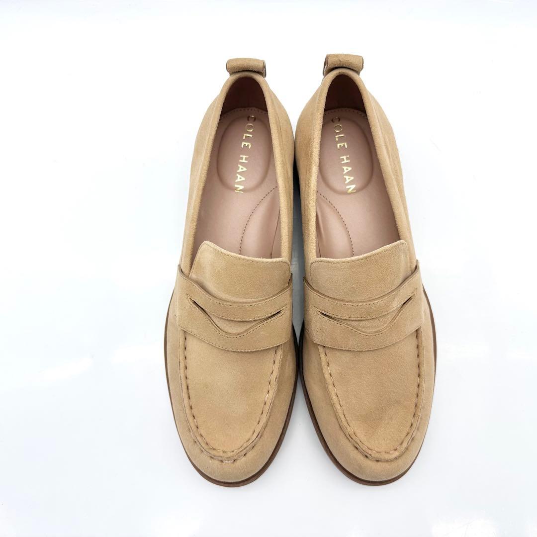 【極美品】コールハーン スタッシ ペニー コインローファー ベージュ 22cm 【極美品】コールハーン スタッシ ペニー コインローファー ベージュ 22cm