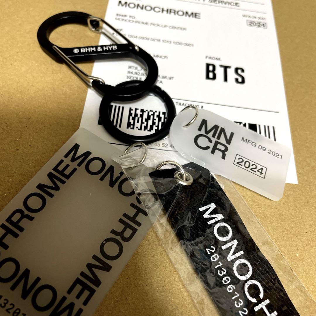 BTS MONOCHROME バンコク限定 キーリング ジョングク　グクセット BTS MONOCHROME バンコクポップアップ限定 DIYキーリング グク