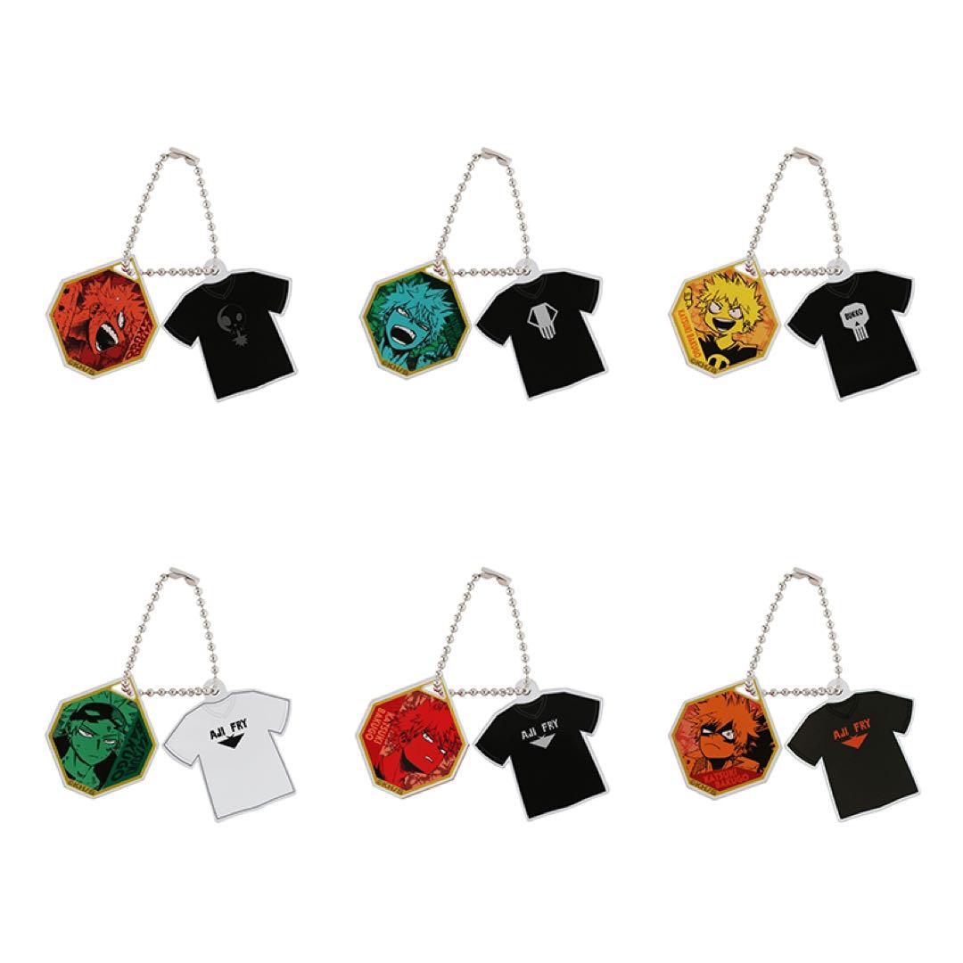 僕のヒーローアカデミア　ヒロアカ　爆豪勝己のtシャツチャームコレクション