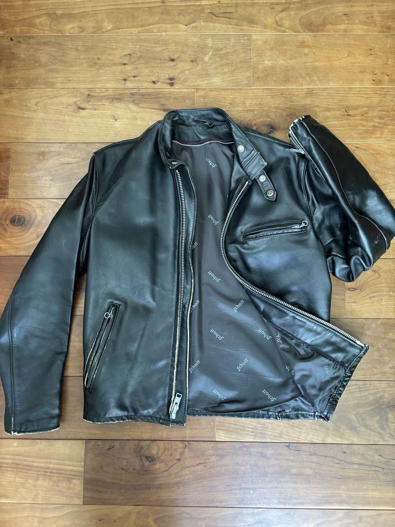 schott シングルライダースジャケット
