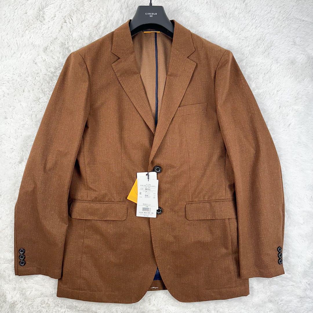 新品　タケオキクチ　テーラードジャケット　センターペント　2B 茶色　M〜L