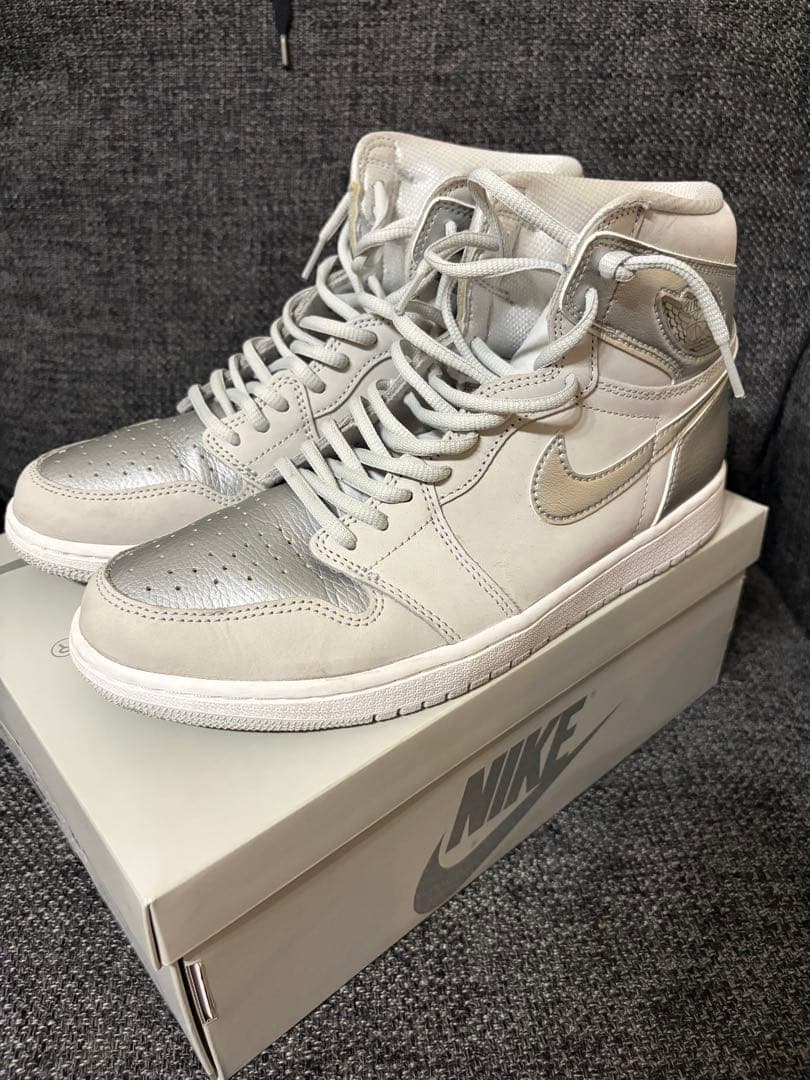 Nike Air Jordan 1 グレー シルバー 27.5 HIGH OG27.5cm・NIKE