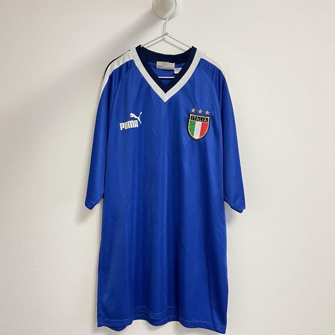 PUMA プーマ イタリアサッカー代表 Tシャツ ユニフォーム - メルカリ