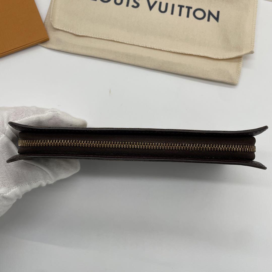 ルイヴィトン ポルトモネ ジップ ラウンドジップ 長財布 ダミエ