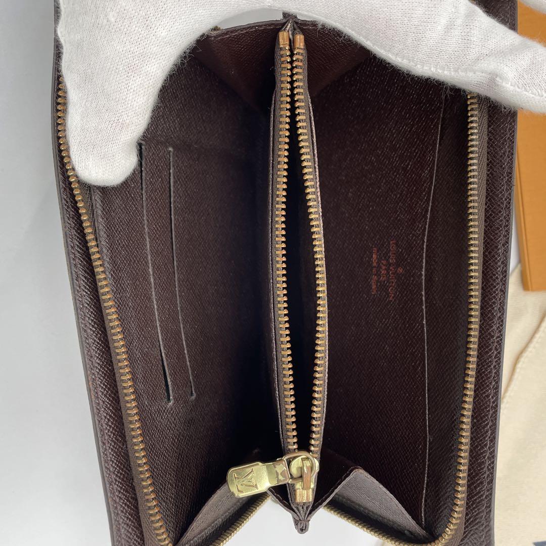 ルイヴィトン ポルトモネ ジップ ラウンドジップ 長財布 ダミエ