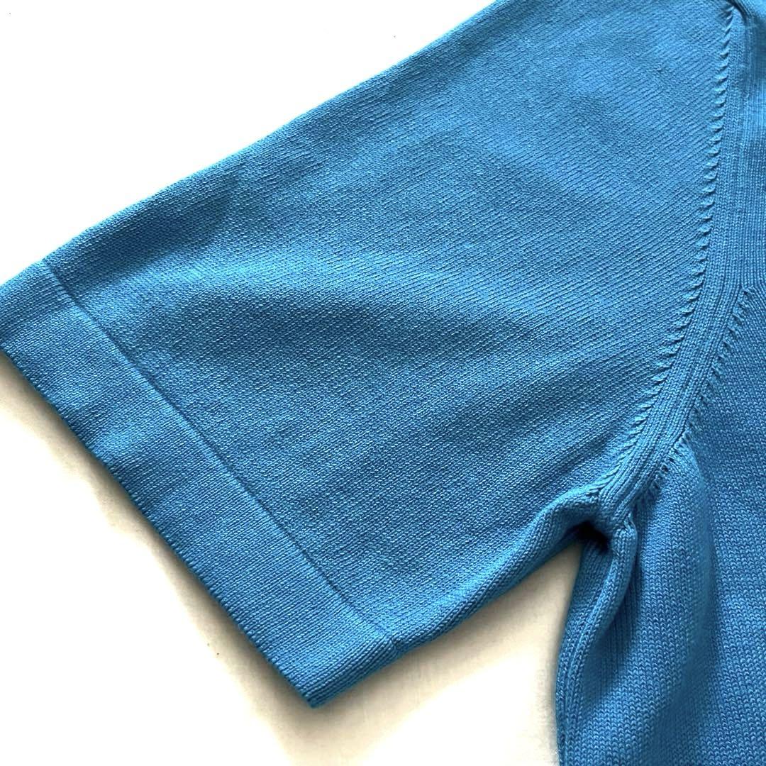 【極美品】GRANSASSO 12ゲージソフトコットンモックネックニットTシャツ