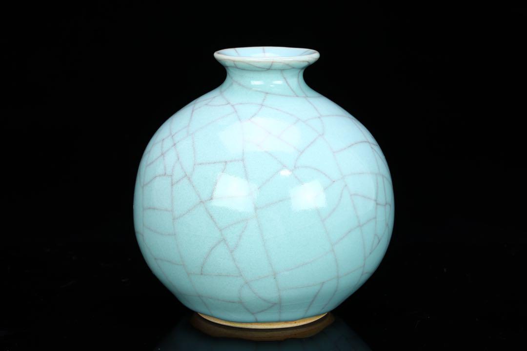 ⭕️高井進 妙高焼　青磁 一輪挿　花器　花瓶　白磁　磁器　夏　花入　工芸品　作家