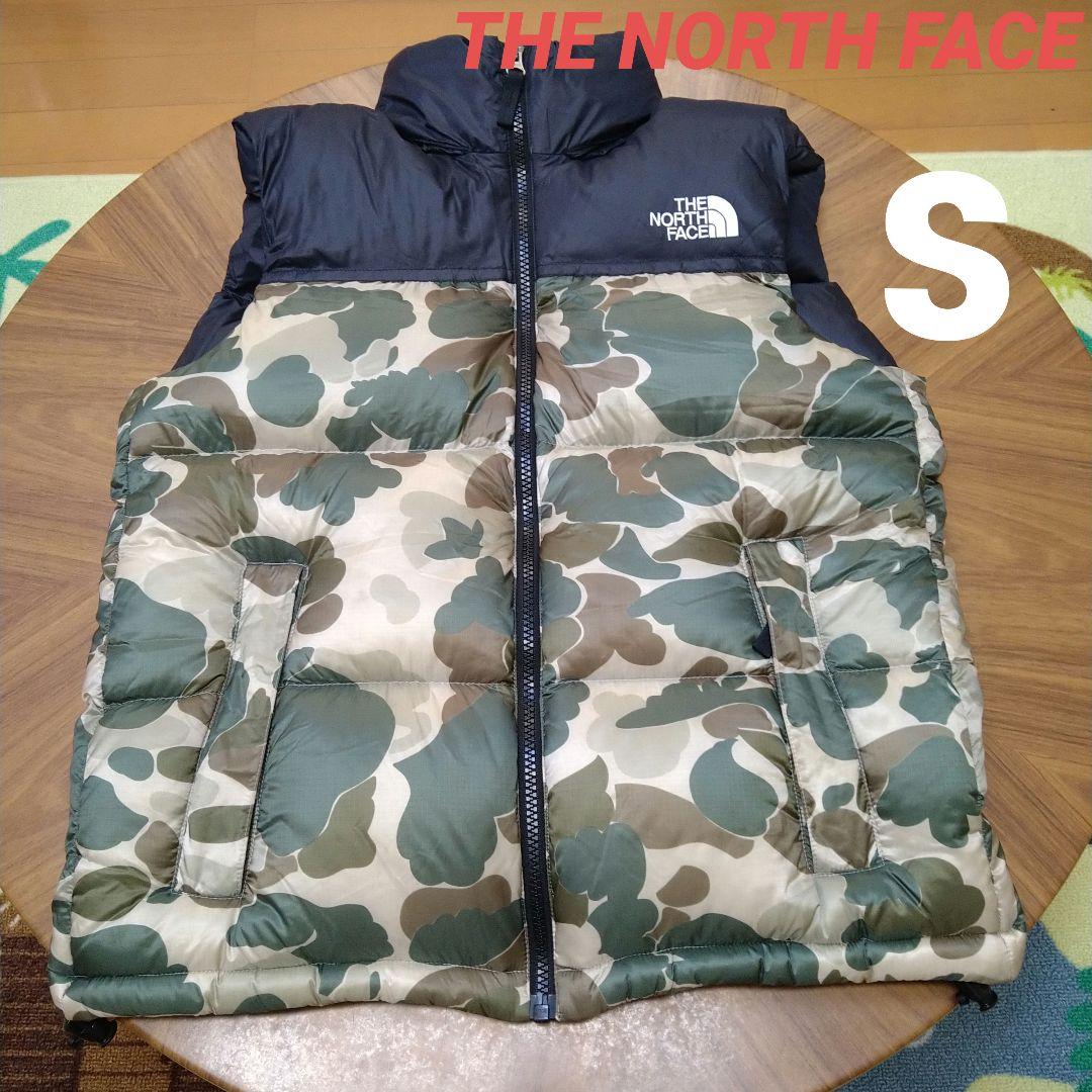 THE NORTH FACE ヌプシ　ダウンベスト　迷彩S