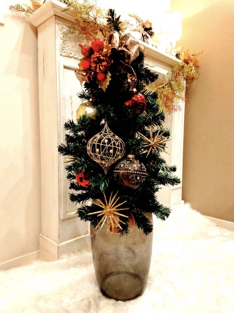 処分特価☆ゴージャス☆壁掛けクリスマスツリー