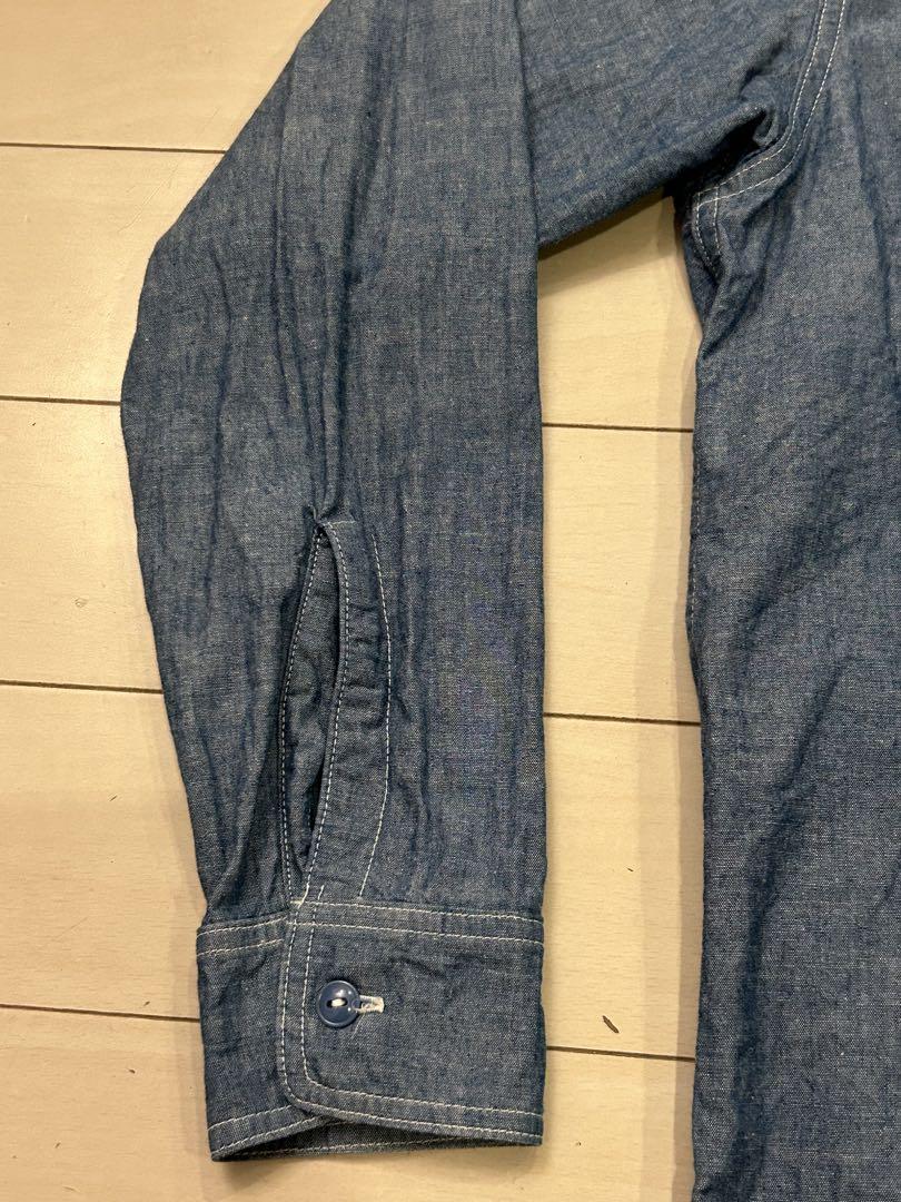 ヴィンテージ MASH US NAVY M-43 シャンブレー シャツ USN