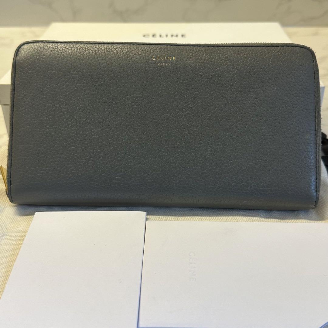 新品同様‼️ セリーヌ　CELINE 財布　長財布　ラウンドファスナー