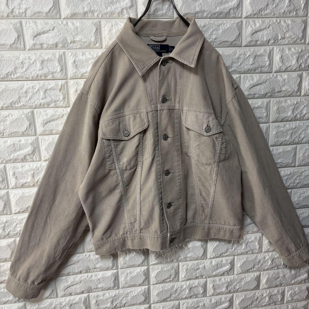 【POLO BY RALPHLAUREN】コーデュロイ トラッカーJKT 3rd