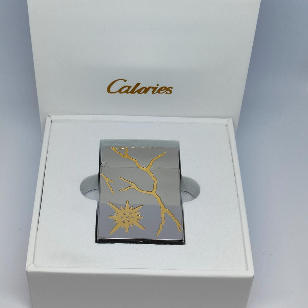 Caloriesオイルライター「稲光のスタイル」快音ライター デュポンの音