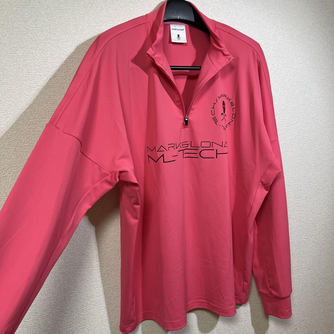 MARK&LONA ML-TECH ハーフジップ 長袖モックネックウェア MARK&LONA ML-TECH ハーフジップ 長袖モックネックウェア