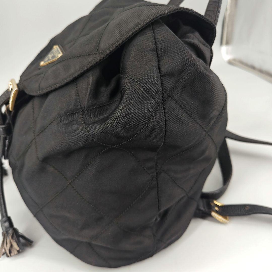 【正規品】プラダ リュックサック バックパック 三角ロゴ キルティング ナイロン