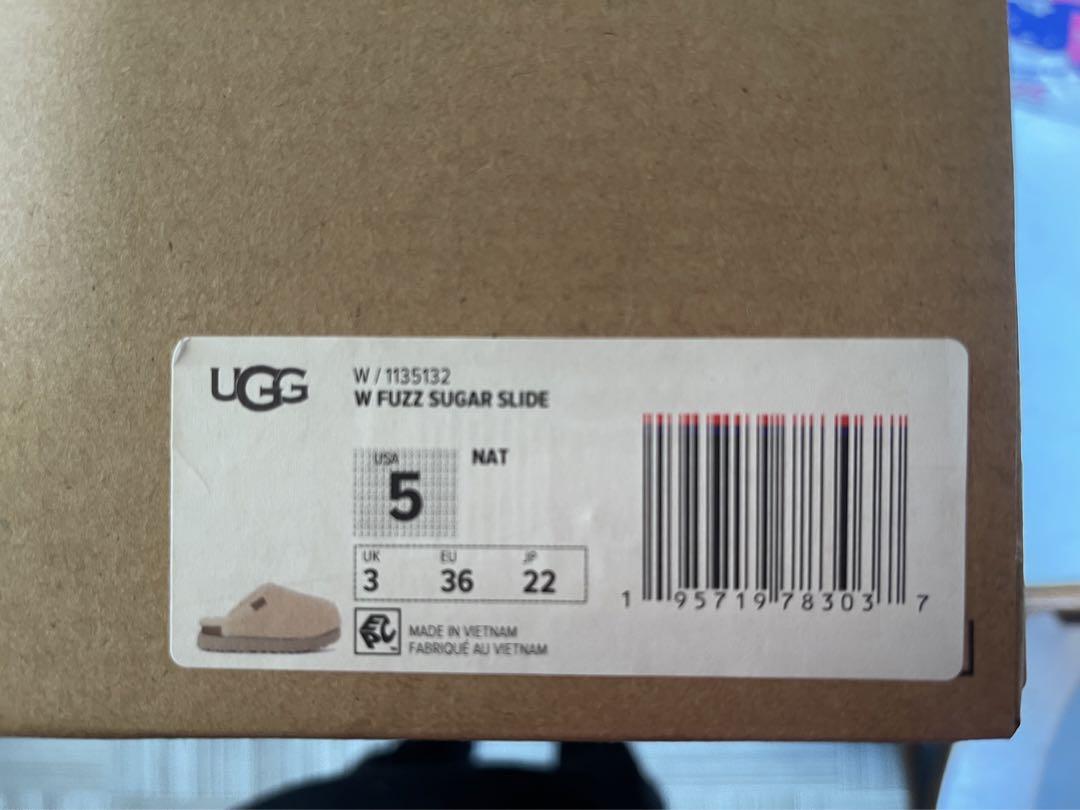靴 UGG W FUZ SUGAR SLIDE