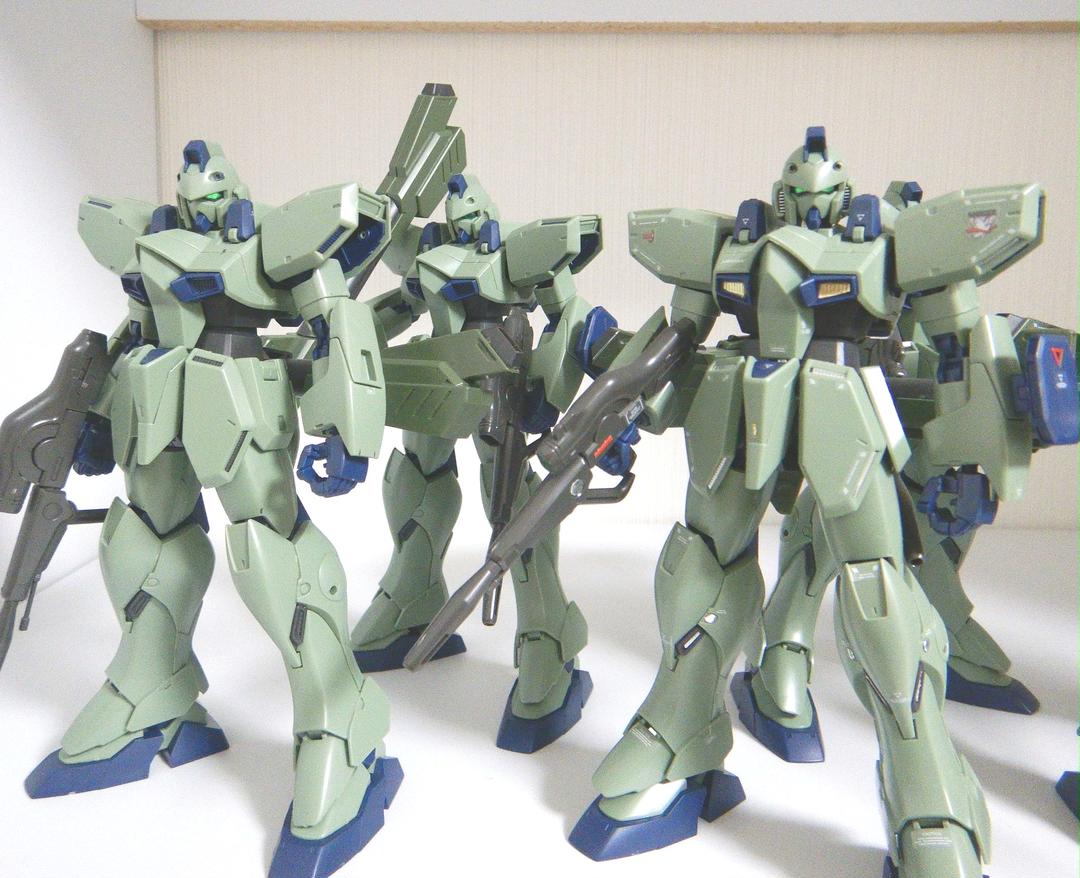 MGガンプラ完成品 ガンイージ6体セット シュラク隊 k5KmX-m36733797091 Vガンダム 国産在庫