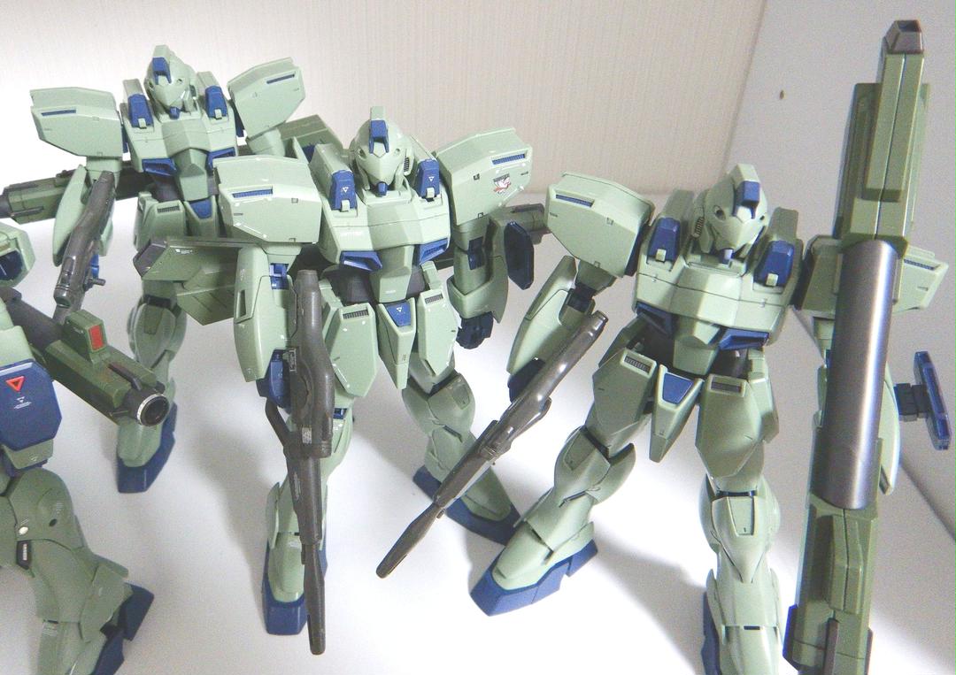 MGガンプラ完成品 ガンイージ6体セット シュラク隊 k5KmX-m36733797091 Vガンダム 国産在庫