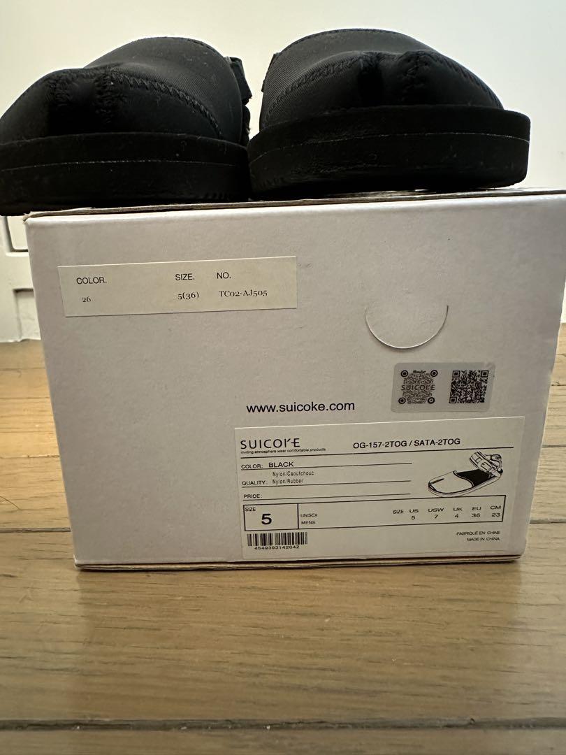 TOGA × SUICOKE 黒 足袋サンダル 23cm レディース