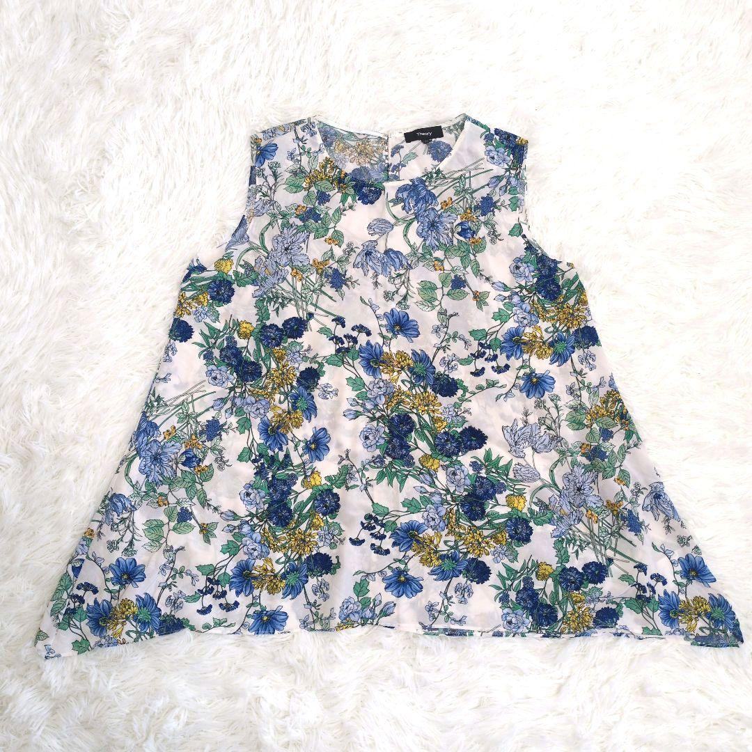 Theory BOTANICAL PRINT TRIANGLE SHELL　M