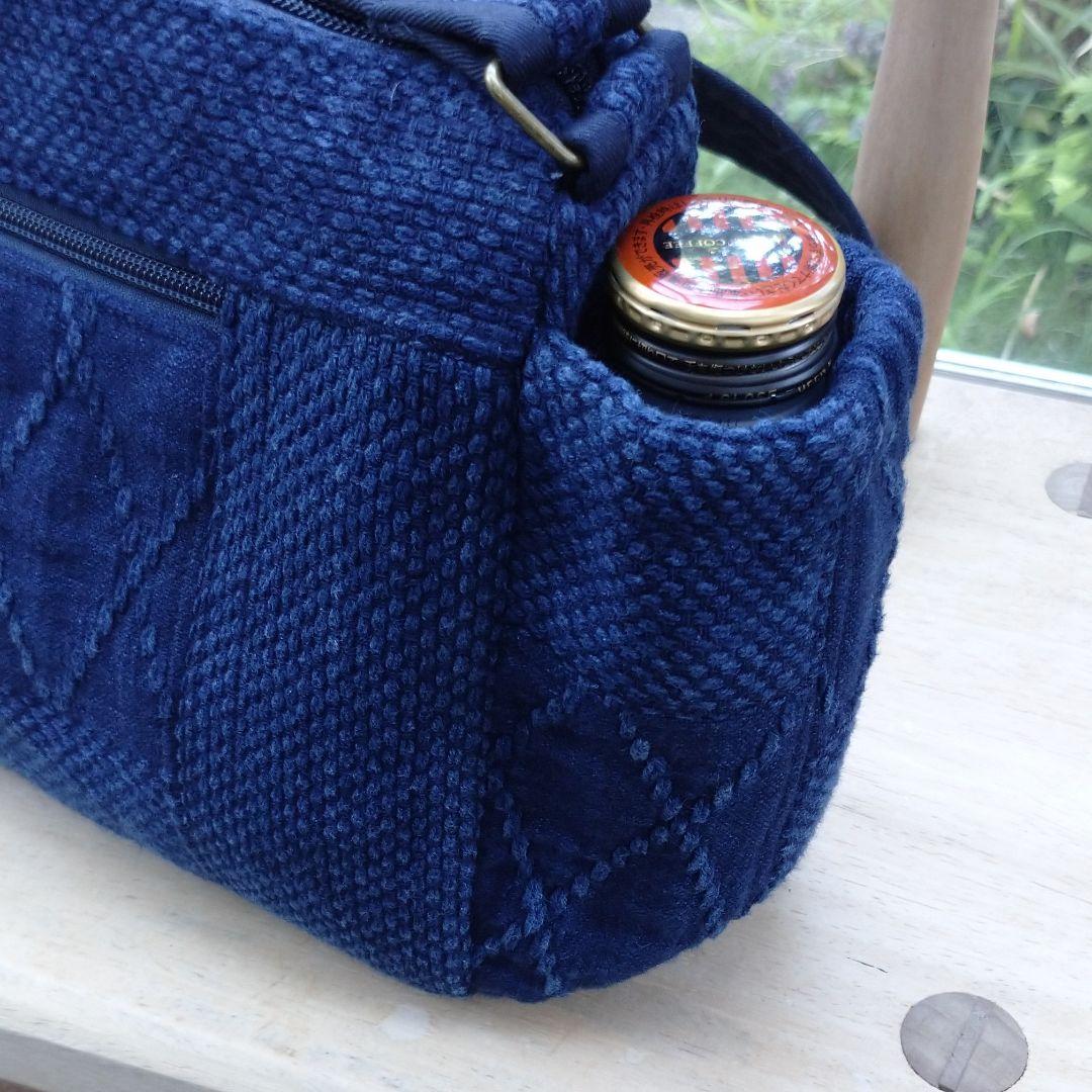 古布 藍染二重剣道着 ショルダーバッグ ハンドメイド リメイク