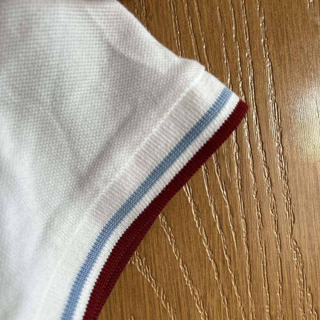 FREDPERRY フレッドペリー　鹿の子ポロシャツ　白
