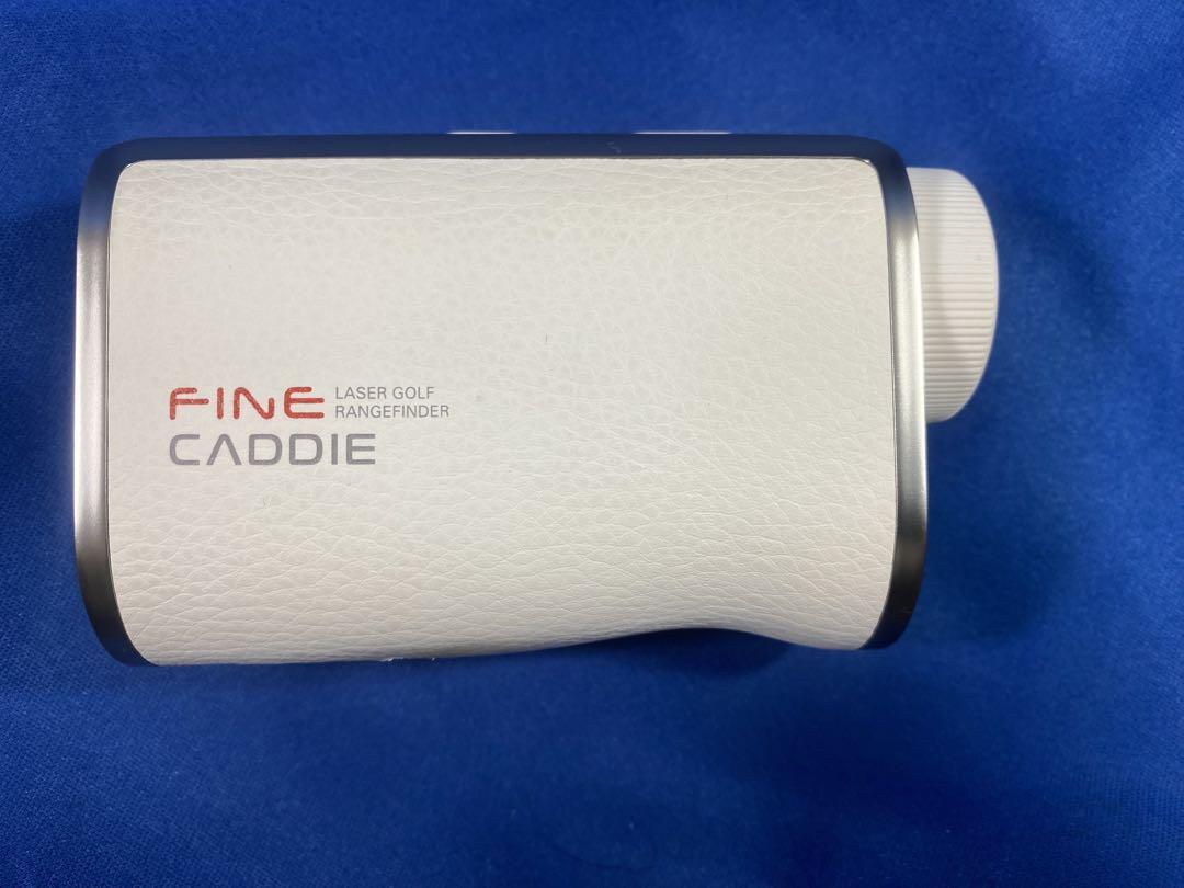 中古品 FINE CADDIE J300 レーザーゴルフ距離計 ホワイト