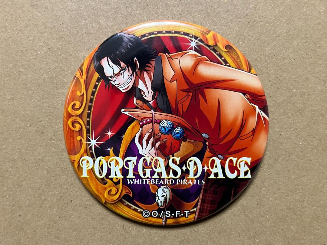 ONE PIECE ワンピース 輩缶バッジ エース ルージュ　シークレット ユニバ USJ ワンピース 缶バッジ シークレット エース - メルカリ
