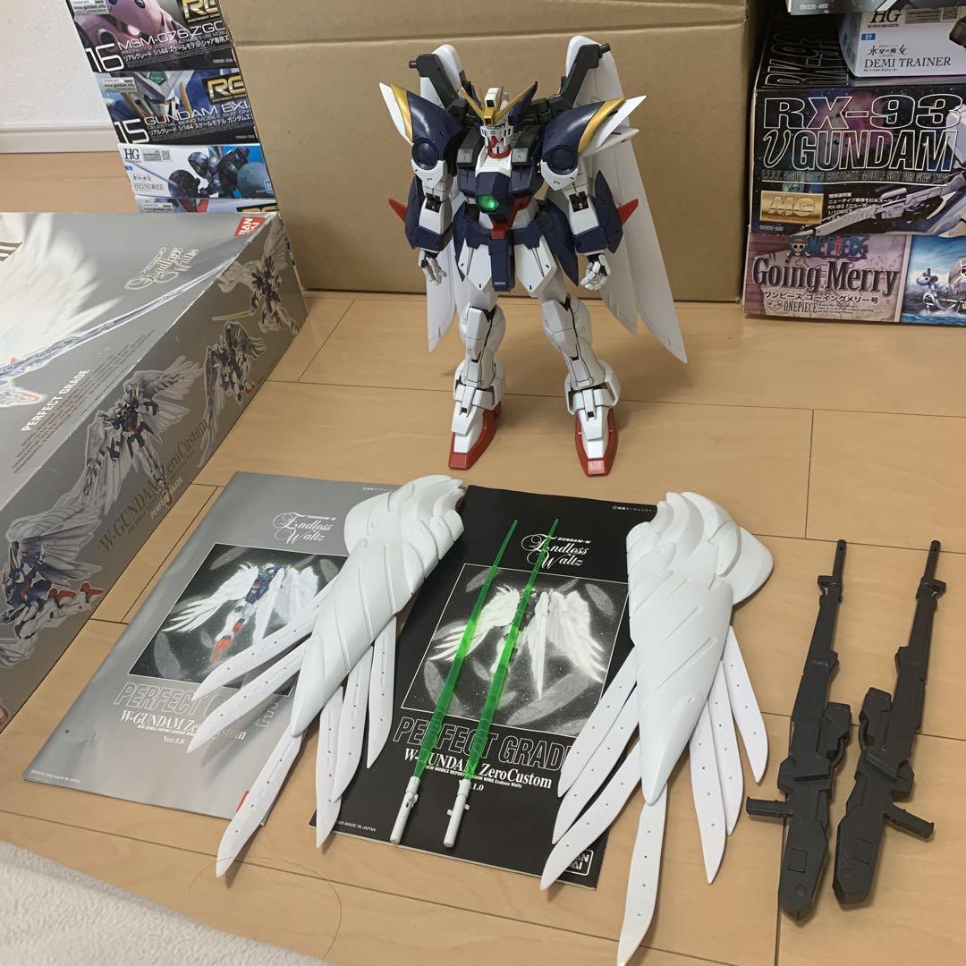 【ジャンク】PG　ウィングガンダムゼロカスタム　ガンプラ Amazon | PG 1/60 XXXG-00W0 ウイングガンダムゼロカスタム