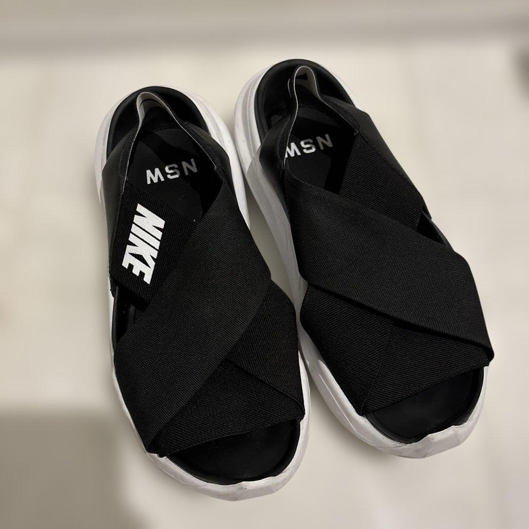 【美品】Nike ブラック スポーツサンダル NIKE ブラック スポーツサンダル 26㎝ - メルカリ