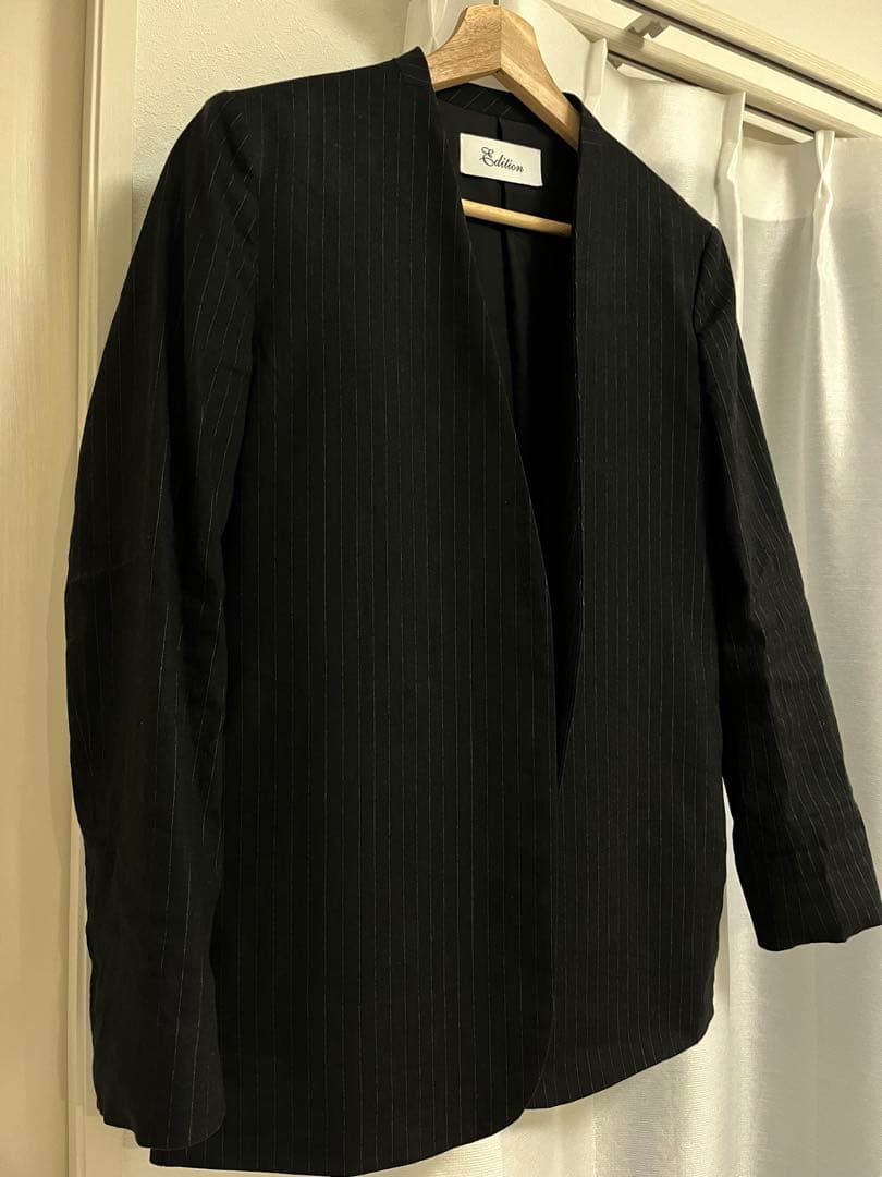 【完売品】edition ノーカラージャケット 【完売品】edition ノーカラージャケット