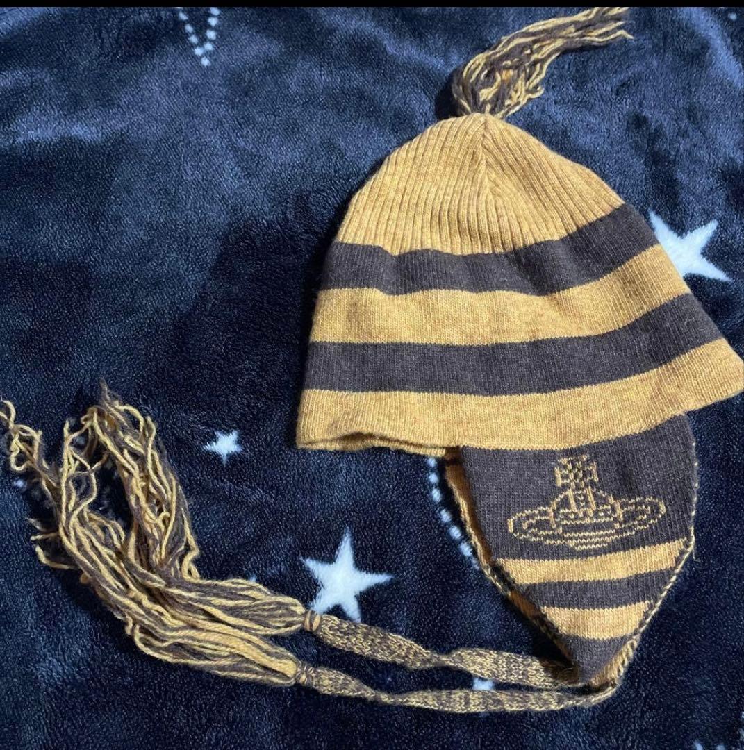 Vivienne Westwood ORB フラップ付ワッチ ニット帽（正規品） - メルカリ