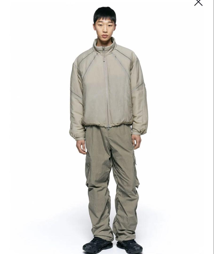 INSILENCE Acid contrast jacket BEIGE 韓国