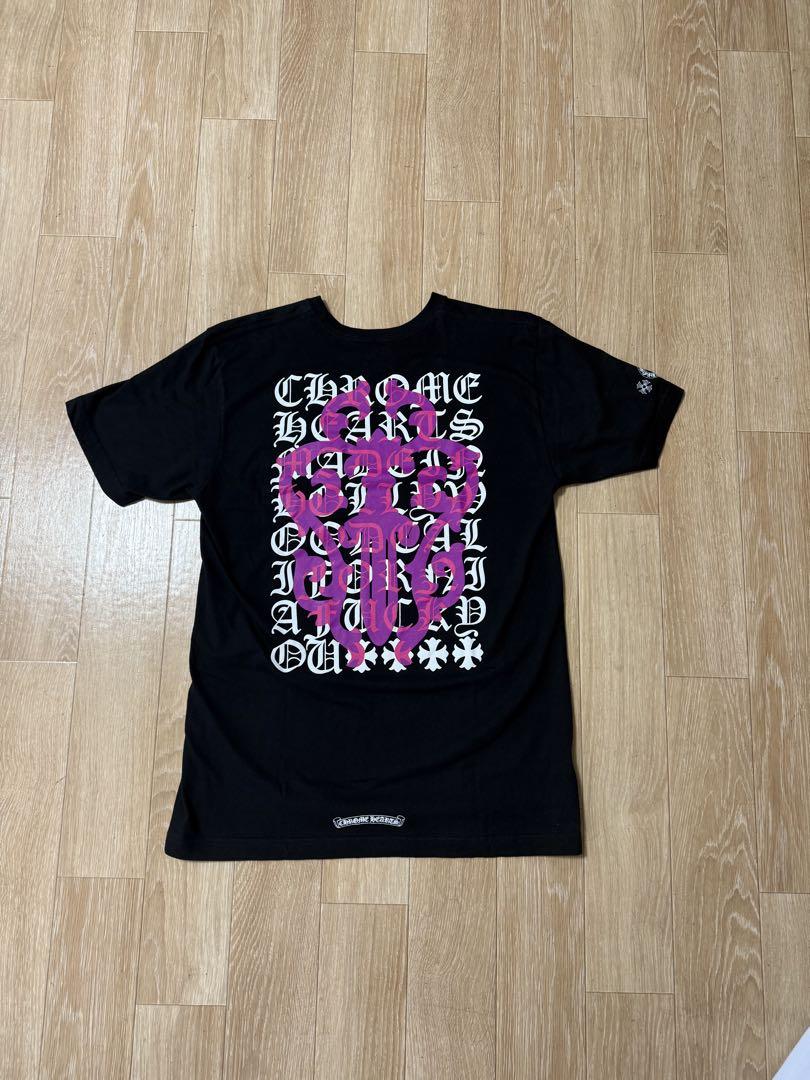 国内正規品　美品　XL リンカン購入　クロムハーツ　ダガーアイチャートtシャツ