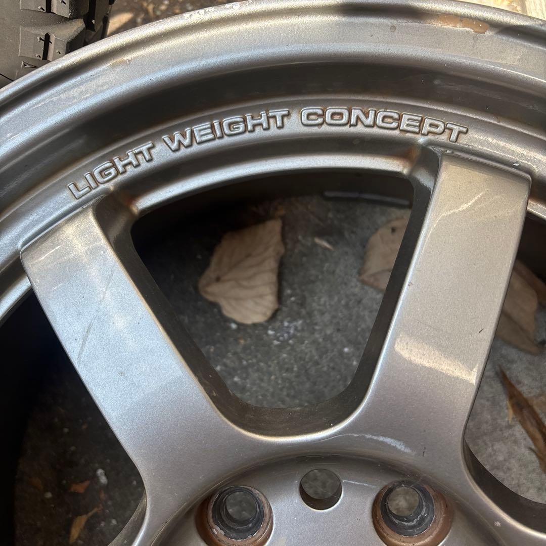 17インチ　レイズ　RAYS 2本セット　7.5j まとめ　5穴　アルミ