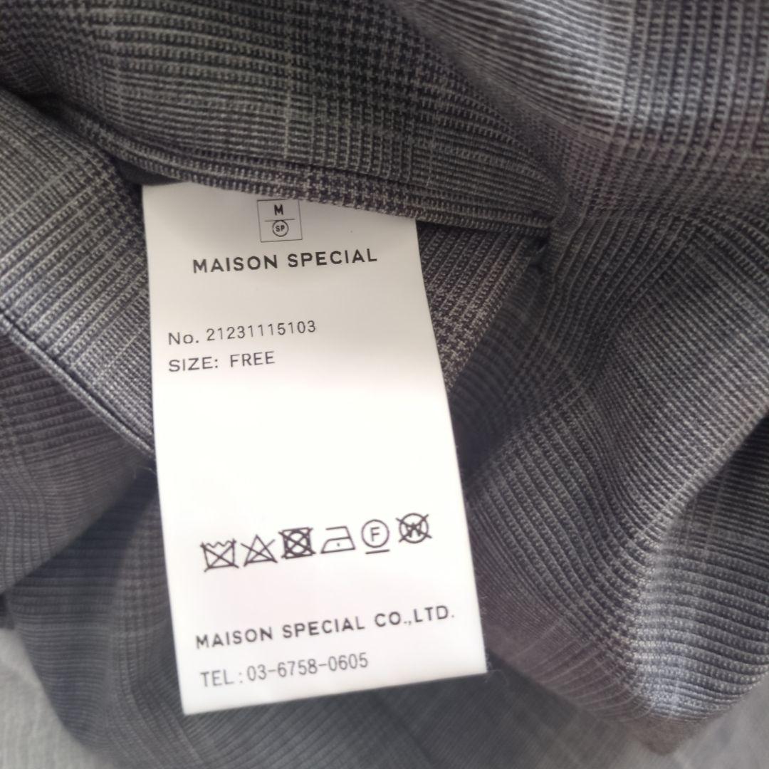 MAISON SPECIAL グレンチェック2wayジャケット メゾンスペシャル