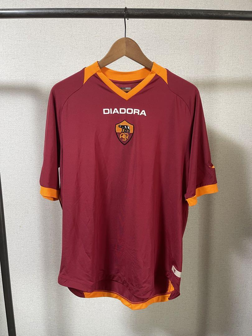 DIADORA ディアドラ　ASローマ　ユニフォーム　XLサイズ DIADORA ディアドラ ASローマ ユニフォーム XLサイズ 応援グッズ
