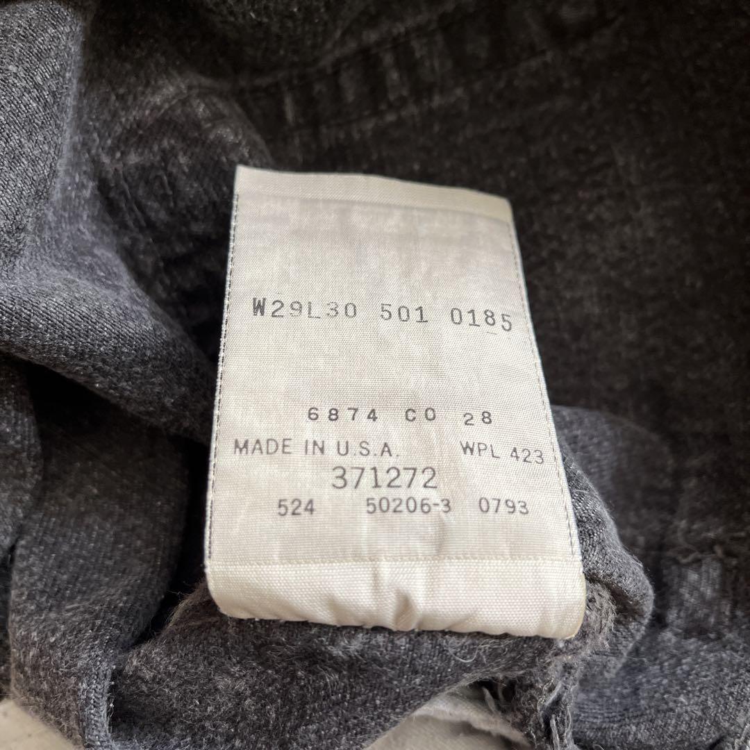 パンツ MADE IN USA LEVI'S BLK DENIM