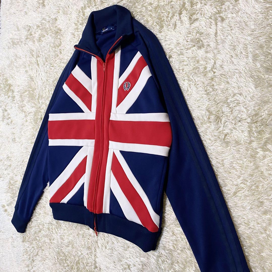 【美品】FREDPERRY フレッドペリー トラックジャケット ユニオンジャック 美品 FRED PERRY フレッドペリー トラックジャケット ユニオン