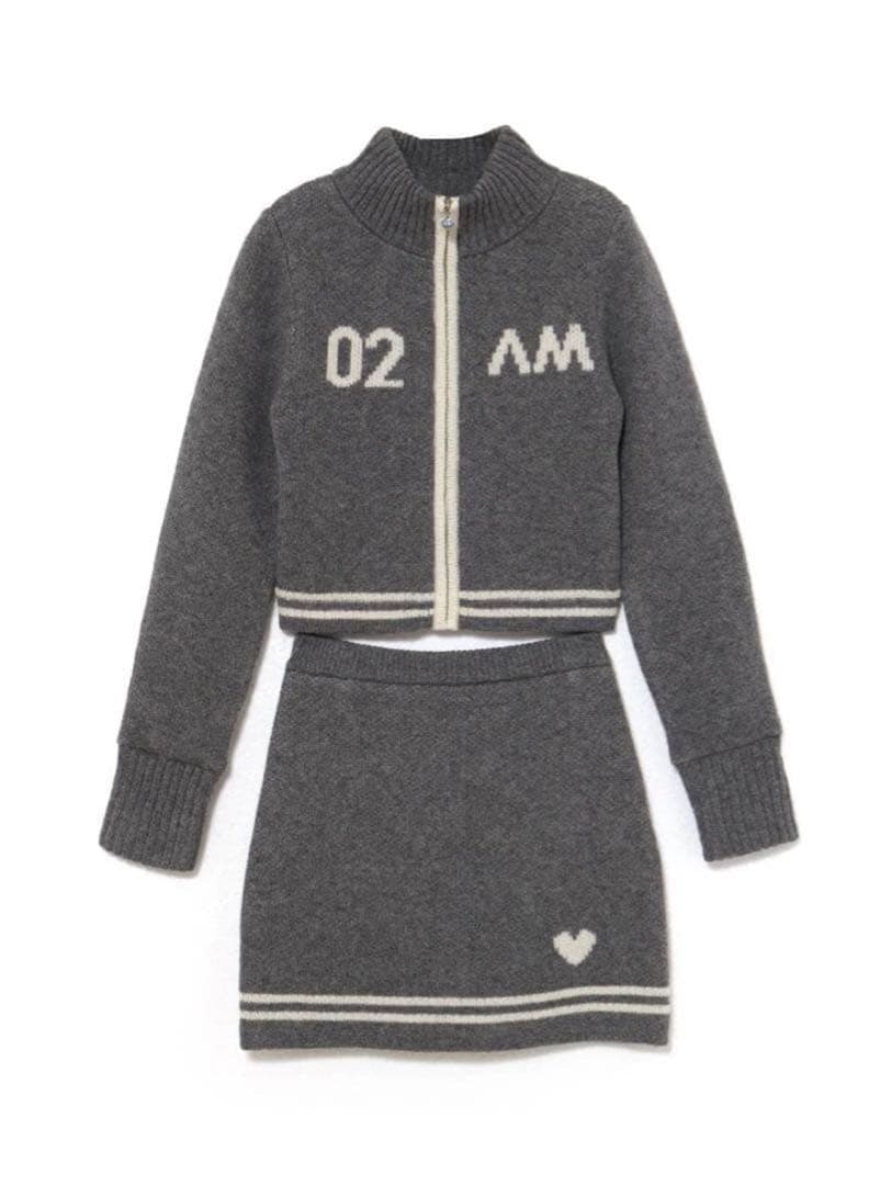 Logo zip set up andmaryFREE SIZE・ANDMARY