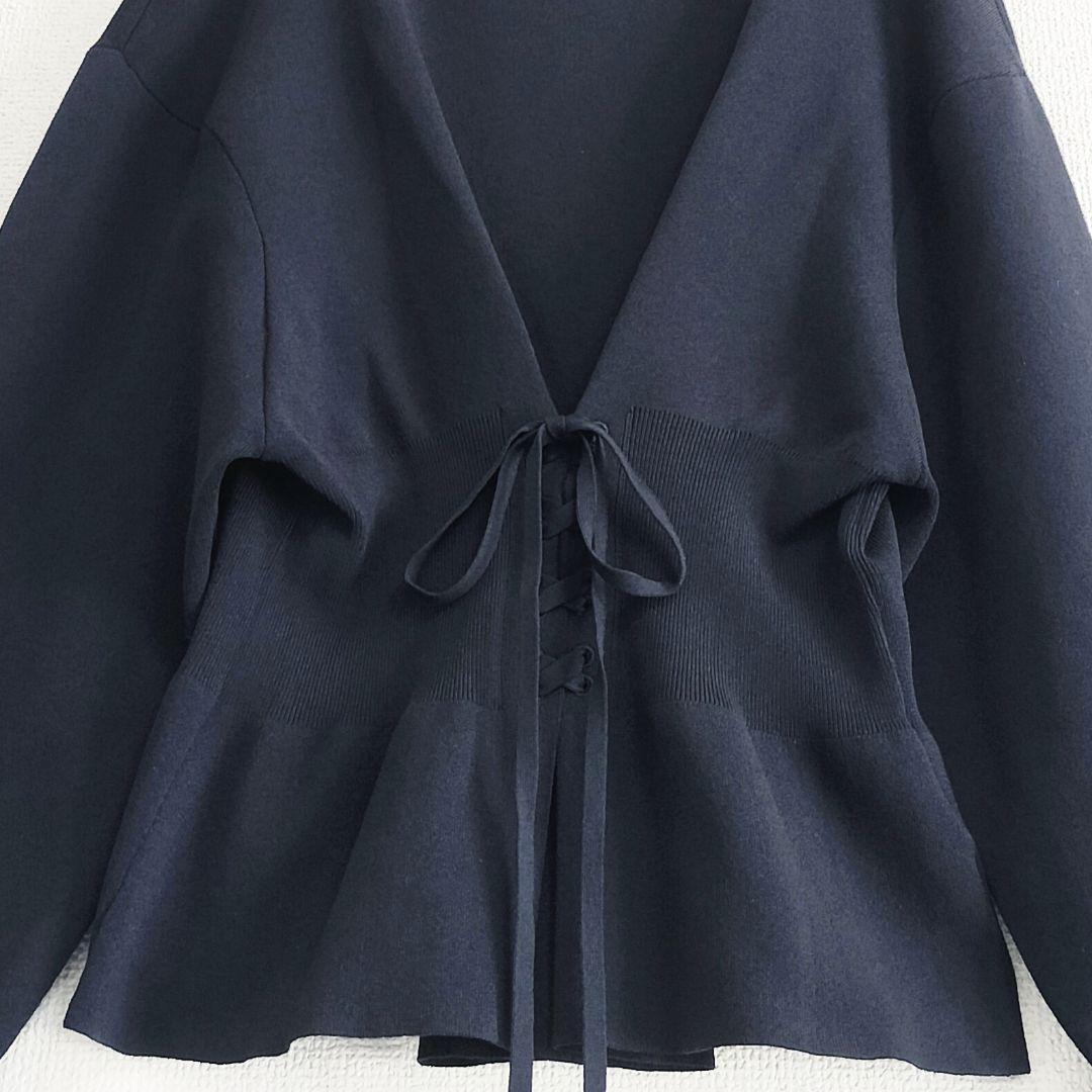 美品 DES PRES テンセルポリエステル レースアッププ ルオーバー