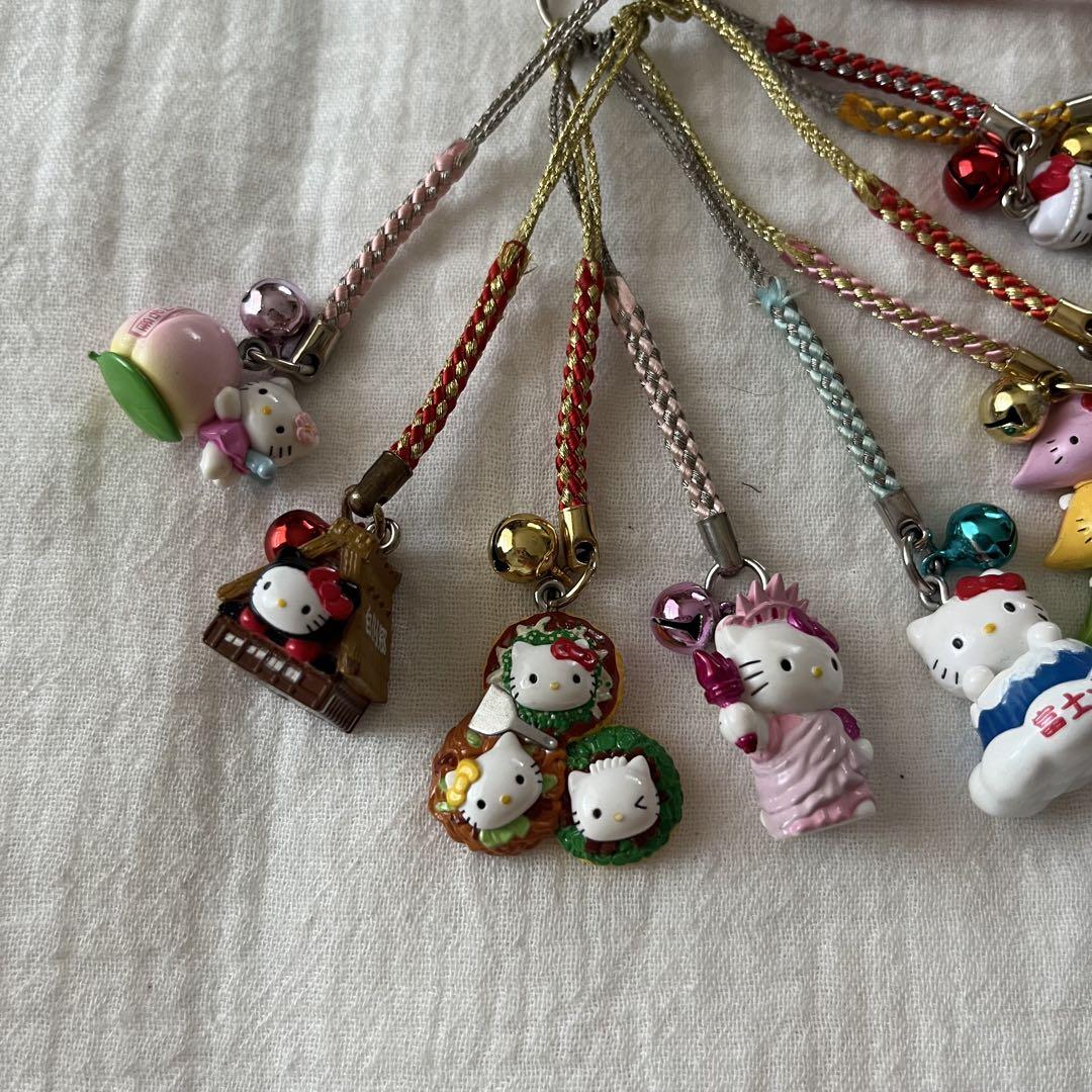 [美品] ご当地キティ まとめ売り 根付けストラップ