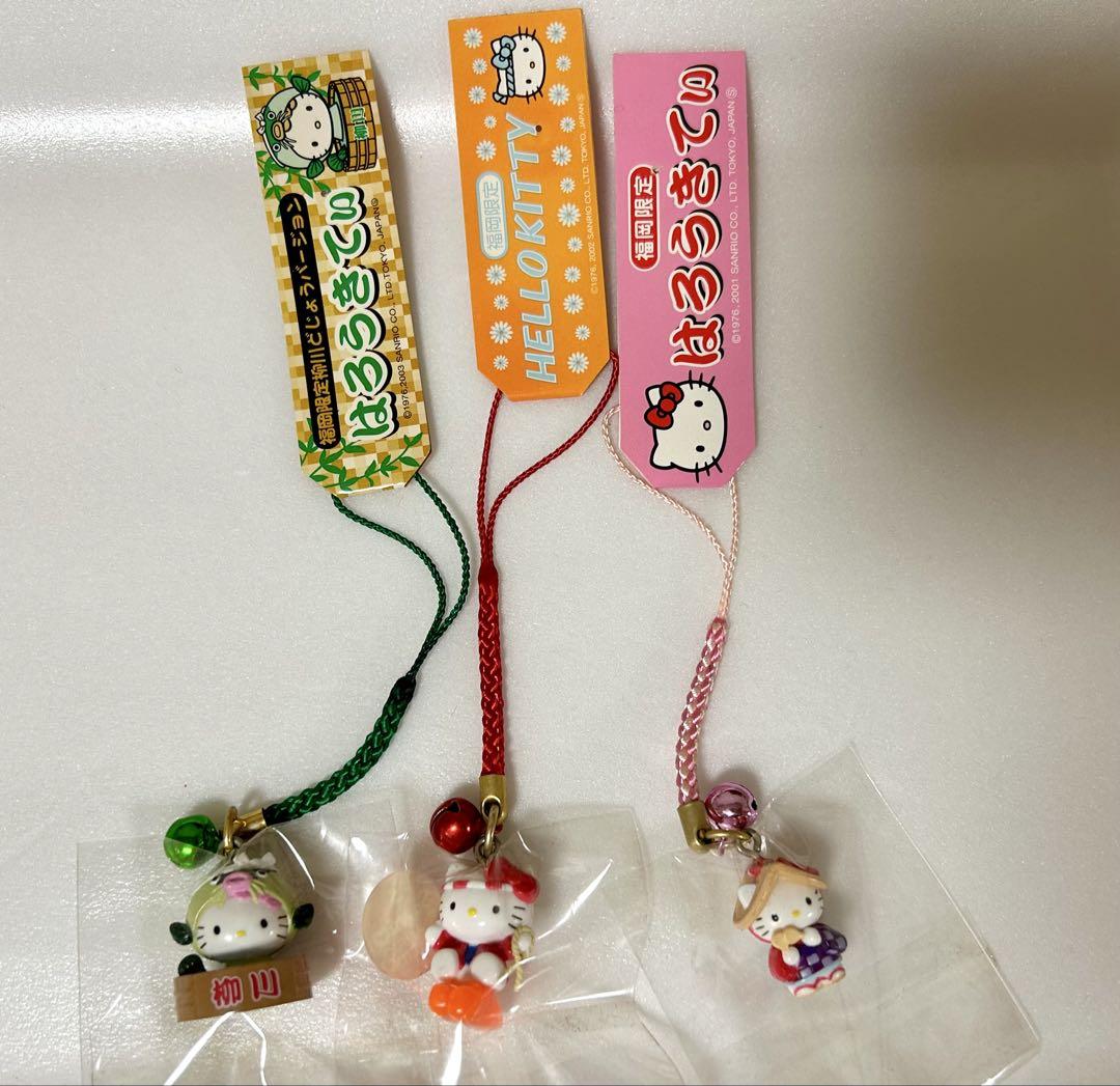 【HELLO KITTY】 ご当地キティ 福岡限定 ストラップ
