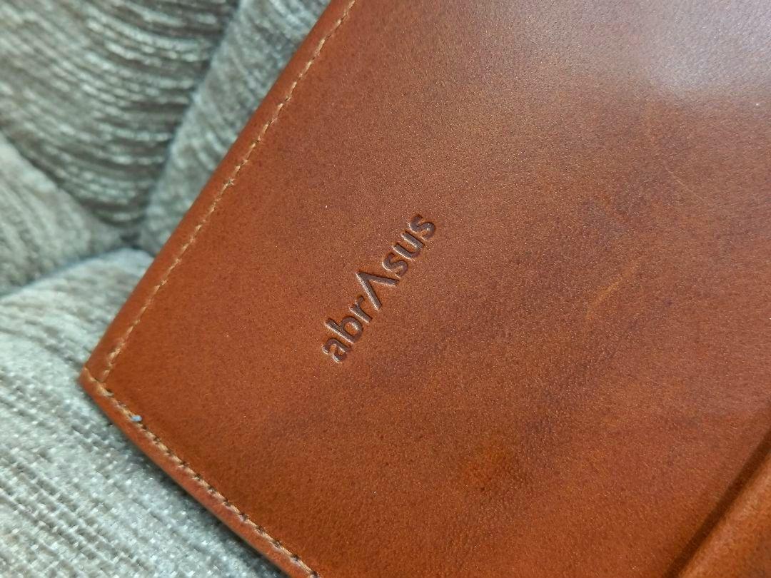 abrAsus ブッテーロレザー アブラサス 薄い財布 キャメル