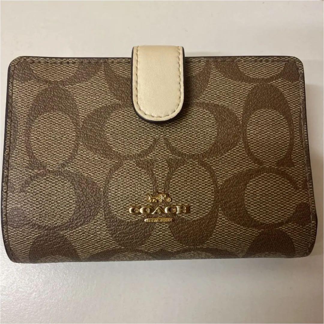 1794円 【誠実】 COACH コーチ 二つ折り財布